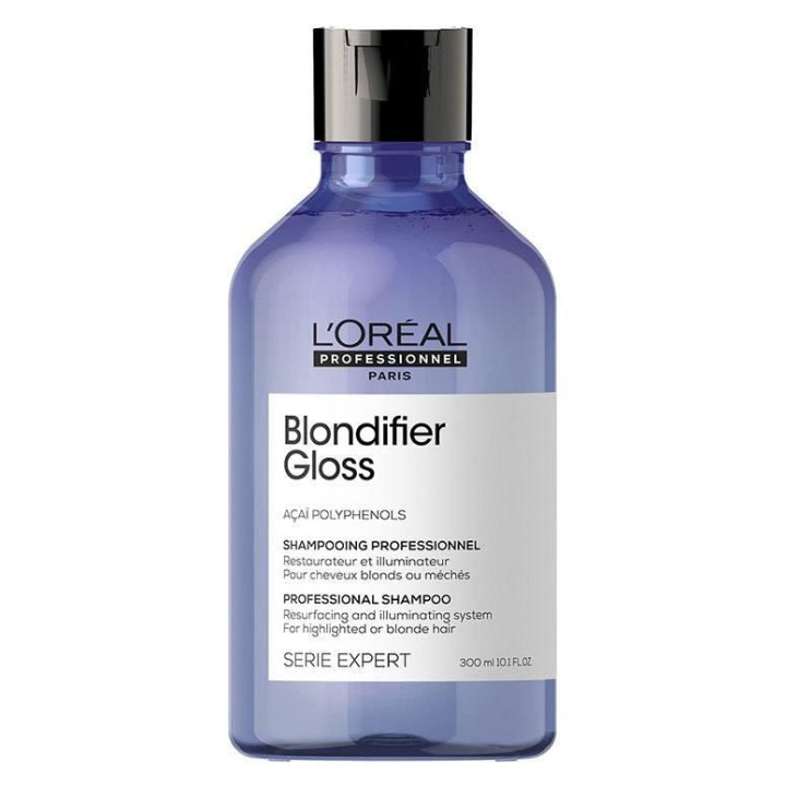 LOreal Professionnel Blondifier Gloss Shampoo 300ml in the group BEAUTY & HEALTH / Hair & Styling / Hair care / Schampoo at TP E-commerce Nordic AB (C09922)