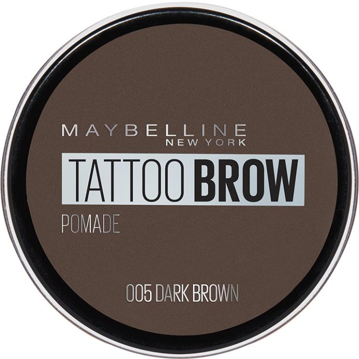 Maybelline Tattoo Brow Pomade 05 Dark Brown in the group BEAUTY & HEALTH / Makeup / Eyes & Eyebrows / Eyebrow kits at TP E-commerce Nordic AB (C10134)