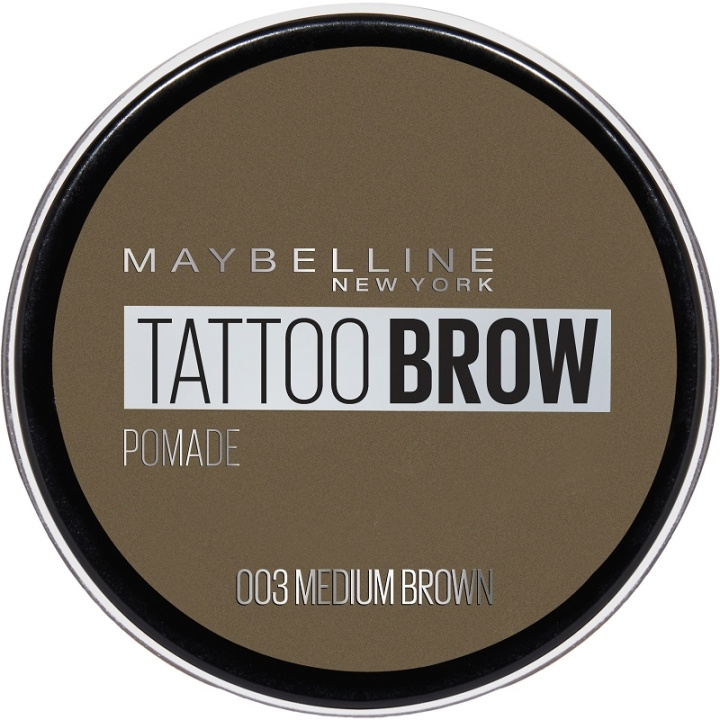 Maybelline Tattoo Brow Pomade 03 Medium Brown in the group BEAUTY & HEALTH / Makeup / Eyes & Eyebrows / Eyebrow kits at TP E-commerce Nordic AB (C10136)