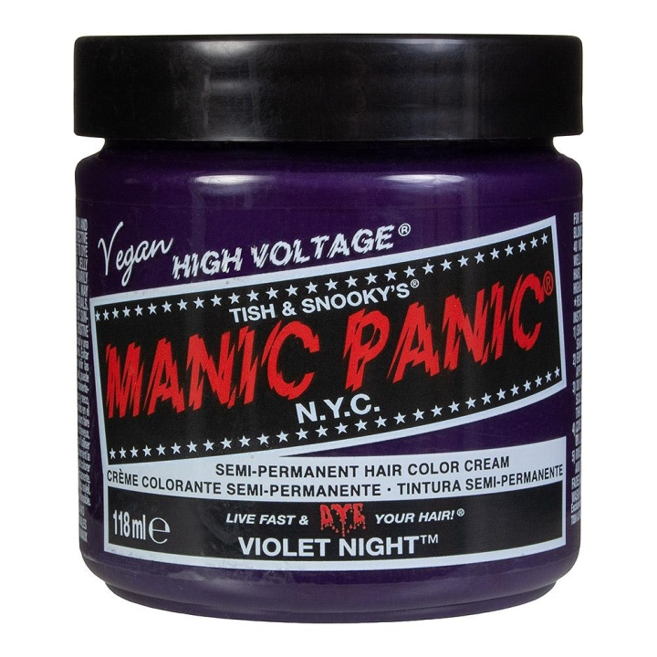 Manic Panic Classic Cream Violet Night in the group BEAUTY & HEALTH / Hair & Styling / Hair care / Hair Dye / Hair Dye & Color bombs at TP E-commerce Nordic AB (C10224)
