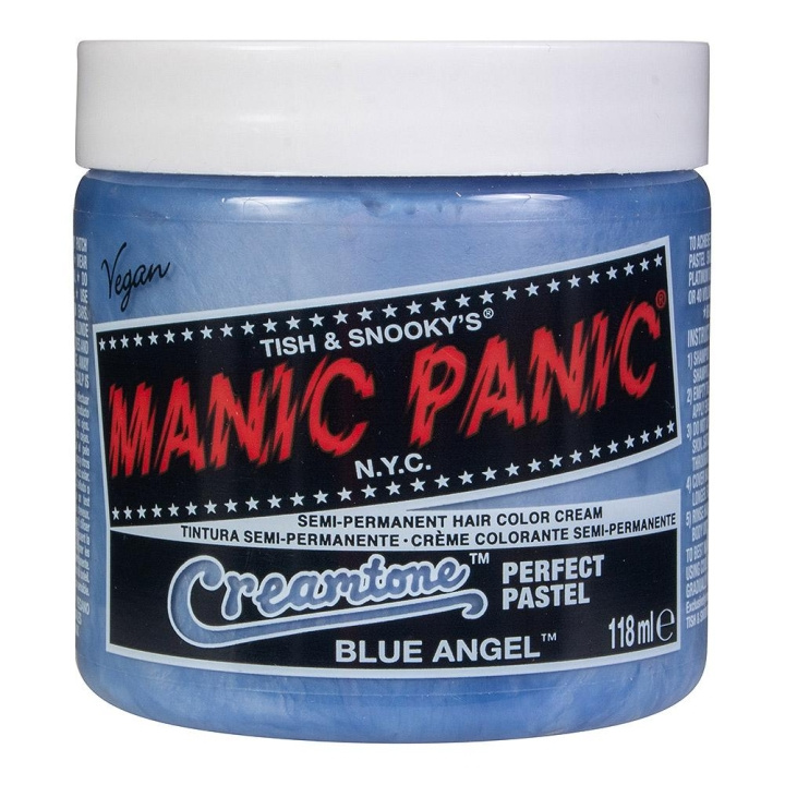 Manic Panic Classic Cream Pastel Blue Angel in the group BEAUTY & HEALTH / Hair & Styling / Hair care / Hair Dye / Hair Dye & Color bombs at TP E-commerce Nordic AB (C10225)