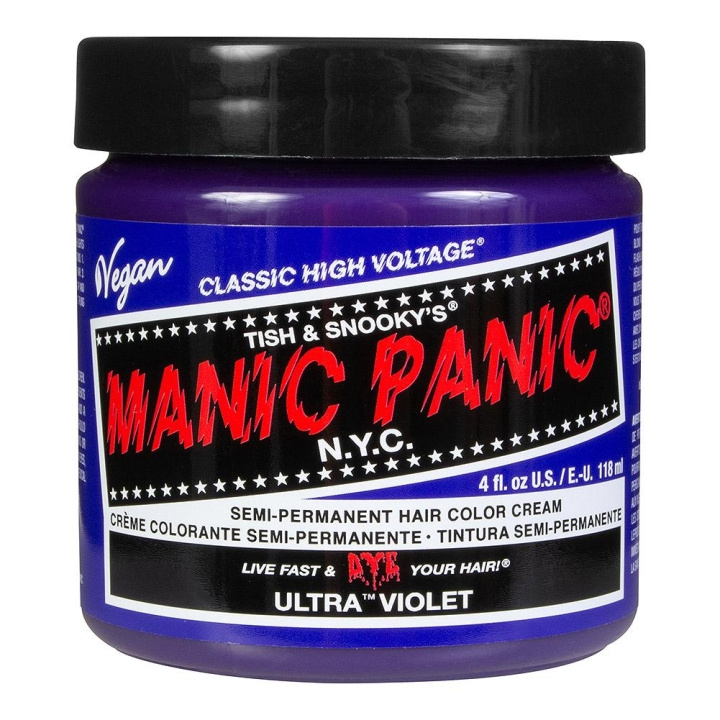 Manic Panic Classic Cream Ultra Violet in the group BEAUTY & HEALTH / Hair & Styling / Hair care / Hair Dye / Hair Dye & Color bombs at TP E-commerce Nordic AB (C10226)