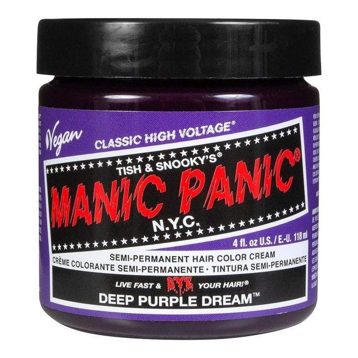 Manic Panic Classic Cream Deep Purple Dream in the group BEAUTY & HEALTH / Hair & Styling / Hair care / Hair Dye / Hair Dye & Color bombs at TP E-commerce Nordic AB (C10240)