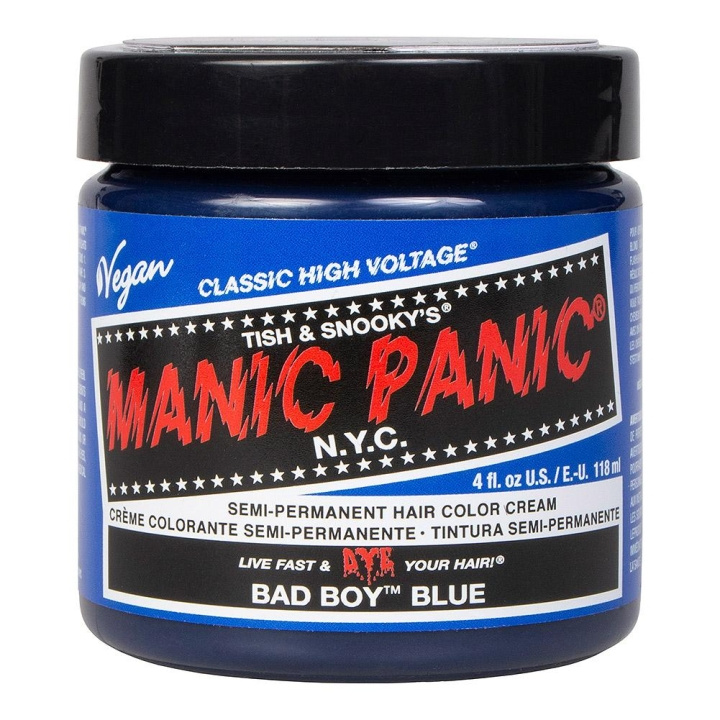 Manic Panic Classic Cream Bad Boy Blue in the group BEAUTY & HEALTH / Hair & Styling / Hair care / Hair Dye / Hair Dye & Color bombs at TP E-commerce Nordic AB (C10241)