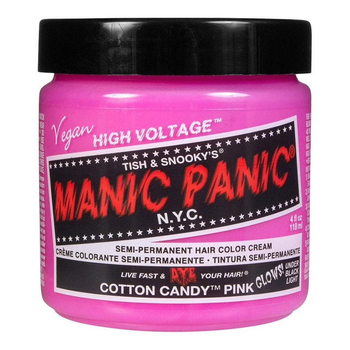 Manic Panic Classic Cream Cotton Candy Pink in the group BEAUTY & HEALTH / Hair & Styling / Hair care / Hair Dye / Hair Dye & Color bombs at TP E-commerce Nordic AB (C10249)