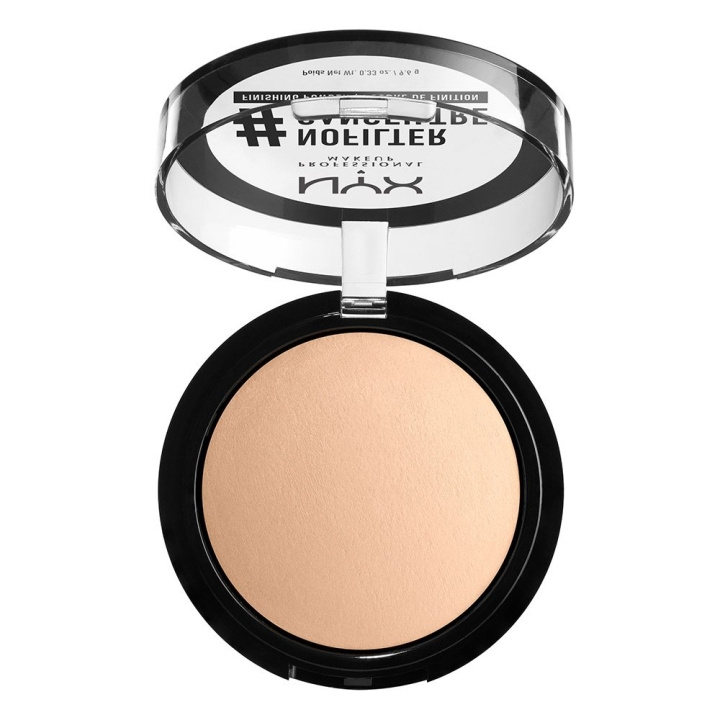 NYX PROF. MAKEUP Nofilter Finishing Powder Light Beige in the group BEAUTY & HEALTH / Makeup / Facial makeup / Powders at TP E-commerce Nordic AB (C10283)