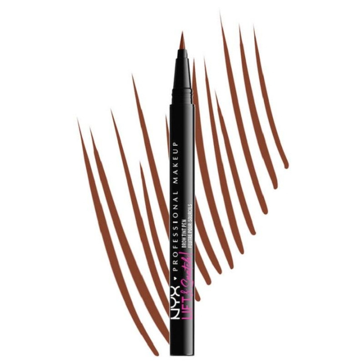 NYX PROF. MAKEUP Lift N Snatch Brow Tint Pen - Auburn in the group BEAUTY & HEALTH / Makeup / Eyes & Eyebrows / Brow pencils at TP E-commerce Nordic AB (C10337)