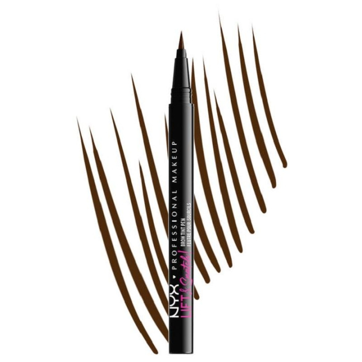 NYX PROF. MAKEUP Lift N Snatch Brow Tint Pen - Espresso in the group BEAUTY & HEALTH / Makeup / Eyes & Eyebrows / Brow pencils at TP E-commerce Nordic AB (C10344)