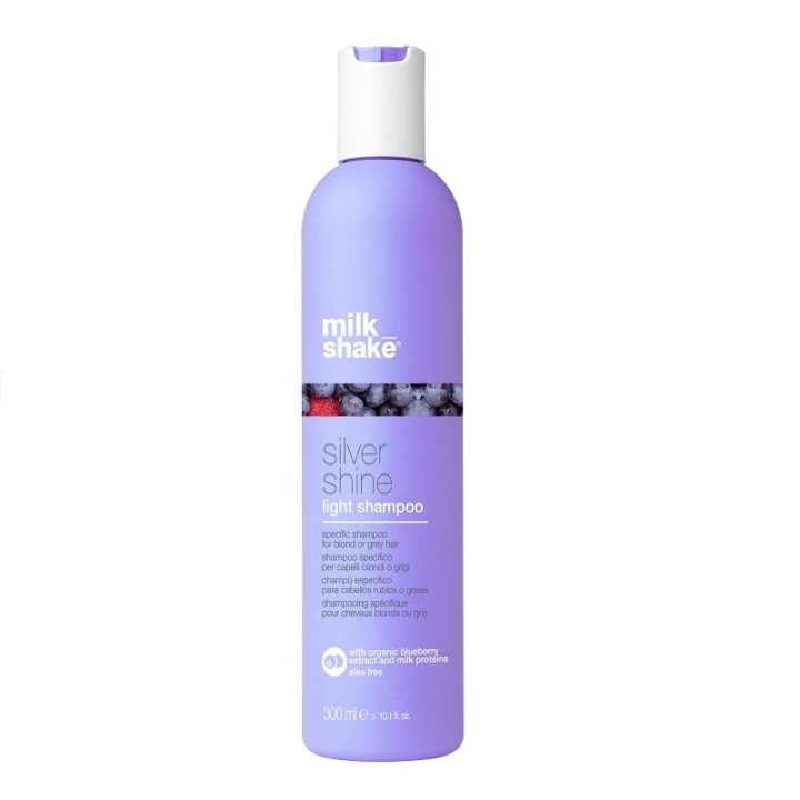 Milk_ Shake Silver Shine Light Schampoo 300ml in the group BEAUTY & HEALTH / Hair & Styling / Hair care / Hair Dye / Silver shampoo at TP E-commerce Nordic AB (C10350)