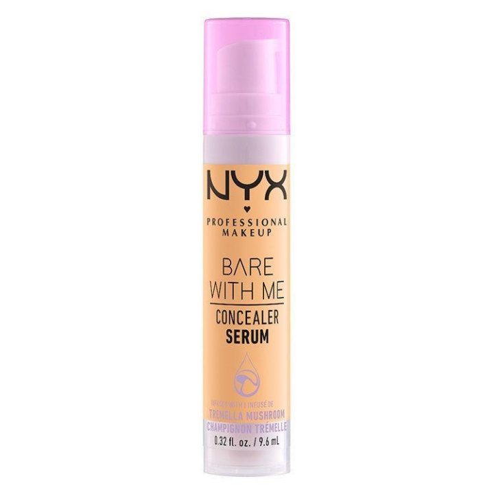 NYX PROF. MAKEUP Bare With Me Concealer Serum Golden 9,6ml in the group BEAUTY & HEALTH / Makeup / Facial makeup / Concealer at TP E-commerce Nordic AB (C10409)