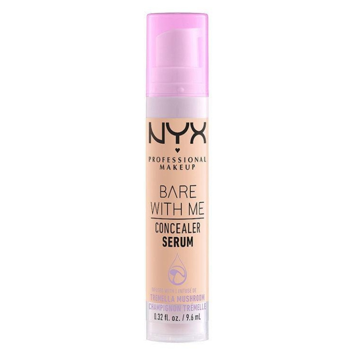 NYX PROF. MAKEUP Bare With Me Concealer Serum Vanilla 9,6ml in the group BEAUTY & HEALTH / Makeup / Facial makeup / Concealer at TP E-commerce Nordic AB (C10412)