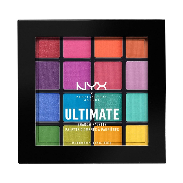 NYX PROF. MAKEUP Ultimate Shadow Palette - Brights in the group BEAUTY & HEALTH / Makeup / Eyes & Eyebrows / Eye shadows at TP E-commerce Nordic AB (C10453)