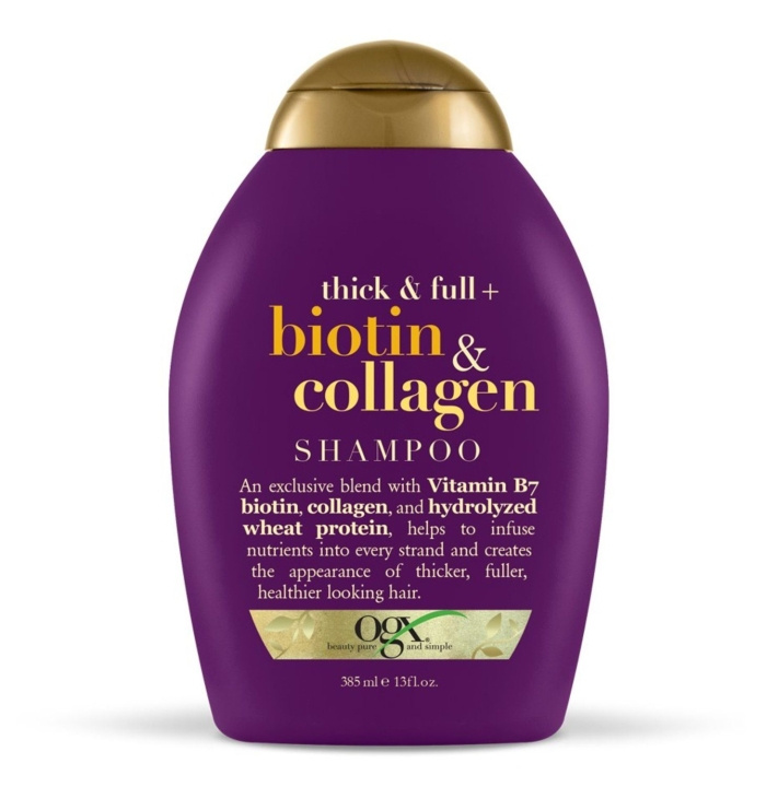 OGX Thick & Full Biotin & Collagen Shampoo 385ml in the group BEAUTY & HEALTH / Hair & Styling / Hair care / Schampoo at TP E-commerce Nordic AB (C10577)