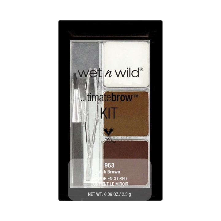 Wet n Wild Color Icon Brow Kit - Ash Brown 2,5g in the group BEAUTY & HEALTH / Makeup / Eyes & Eyebrows / Eyebrow kits at TP E-commerce Nordic AB (C10595)