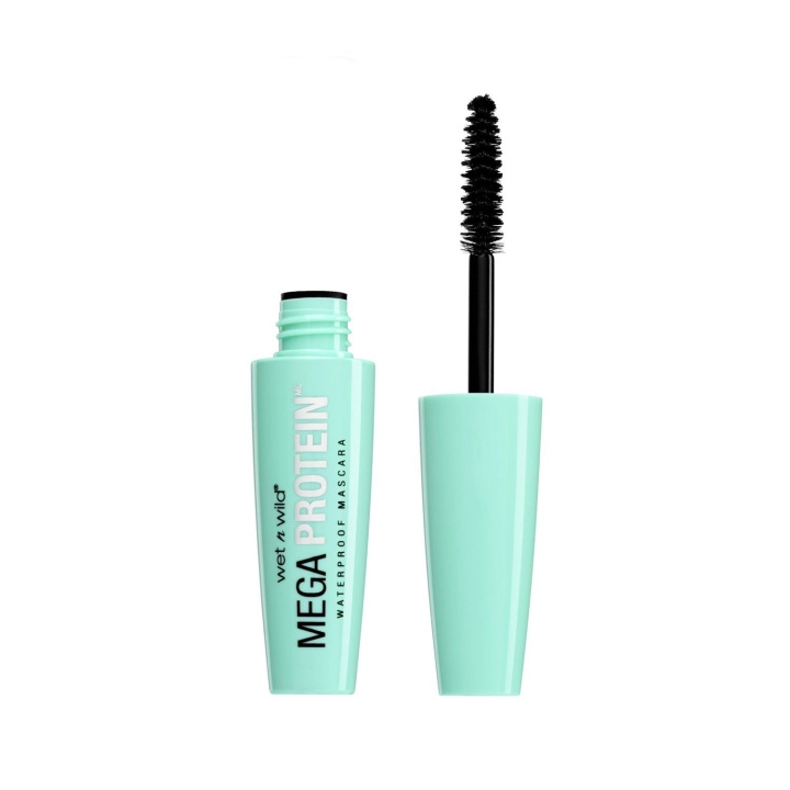 Wet n Wild Mega Protein Waterproof Mascara Very Black in the group BEAUTY & HEALTH / Makeup / Eyes & Eyebrows / Mascara at TP E-commerce Nordic AB (C10596)