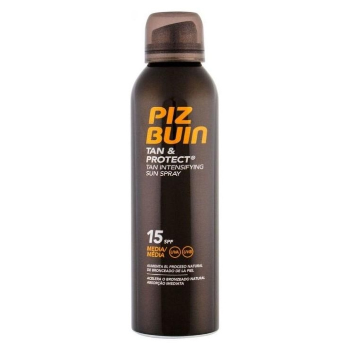 Piz Buin Tan & Protect Tan Intensifying Sun Spray SPF15 150ml in the group BEAUTY & HEALTH / Skin care / Tanning / Sunscreen at TP E-commerce Nordic AB (C10680)