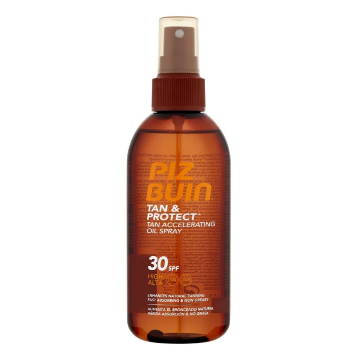 Piz Buin Tan & Protect Tan Accelerating Oil Spray SPF30 150ml in the group BEAUTY & HEALTH / Skin care / Tanning / Sunscreen at TP E-commerce Nordic AB (C10681)