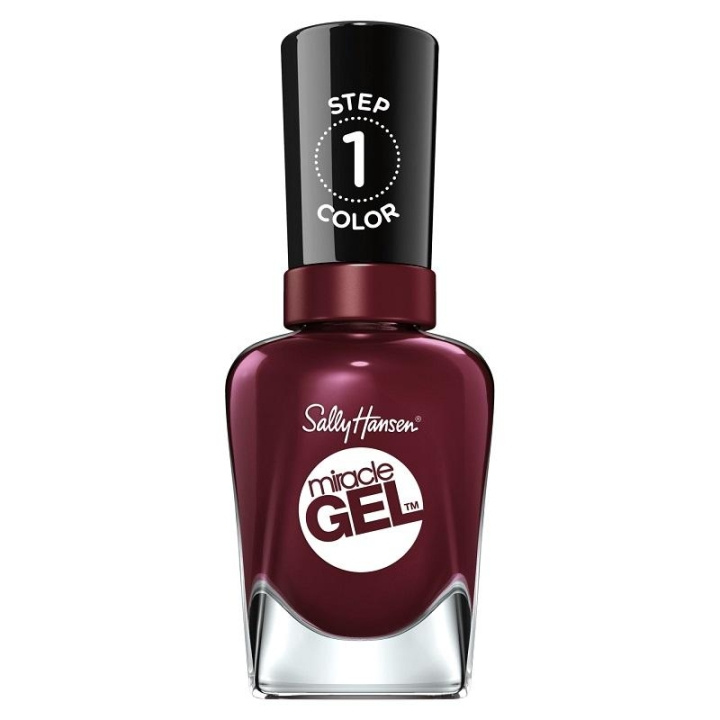 Sally Hansen Miracle Gel Nail Polish 14.7ml - 480 Wine Stock in the group BEAUTY & HEALTH / Manicure / Pedicure / Nail polish at TP E-commerce Nordic AB (C10751)