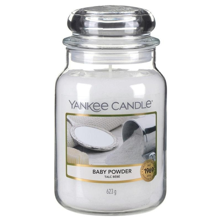 Yankee Candle Classic Large Baby Powder 623g in the group BEAUTY & HEALTH / Fragrance & Perfume / Other fragrances / Scented candles at TP E-commerce Nordic AB (C10996)