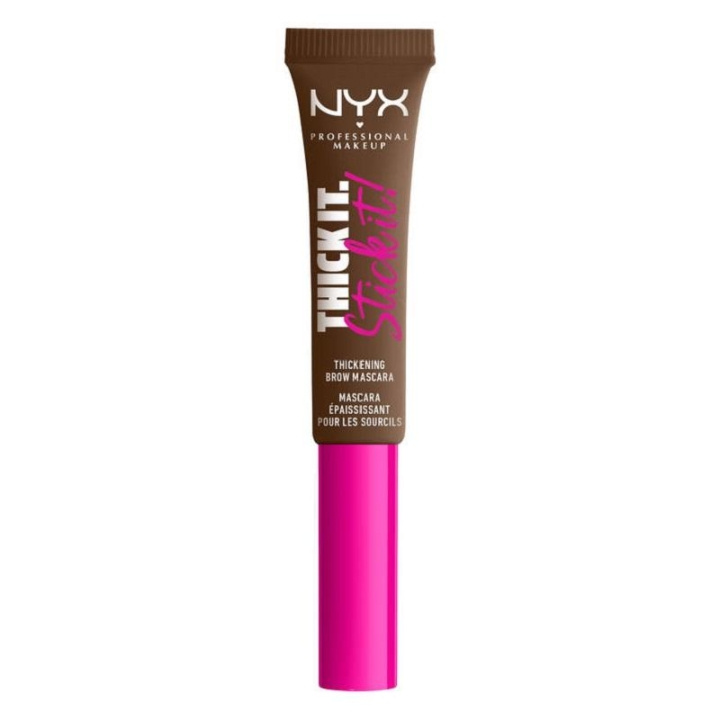 NYX PROF. MAKEUP Thick it. Stick it! Brow Mascara - Brunette in the group BEAUTY & HEALTH / Makeup / Eyes & Eyebrows / Eyebrow gel at TP E-commerce Nordic AB (C11031)