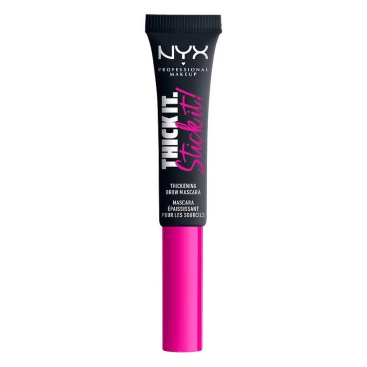 NYX PROF. MAKEUP Thick it. Stick it! Brow Mascara - Black in the group BEAUTY & HEALTH / Makeup / Eyes & Eyebrows / Eyebrow gel at TP E-commerce Nordic AB (C11033)