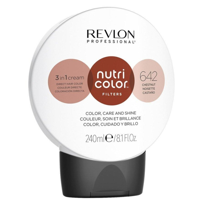 Revlon Nutri Color 642 Chestnut 240ml in the group BEAUTY & HEALTH / Hair & Styling / Hair care / Hair Mask at TP E-commerce Nordic AB (C11077)