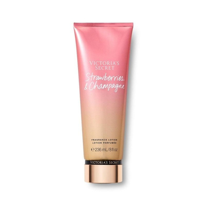 Victoria\'s Secret Strawberries And Champagne Fragrance Lotion 236ml in the group BEAUTY & HEALTH / Skin care / Body health / Body lotion at TP E-commerce Nordic AB (C11267)
