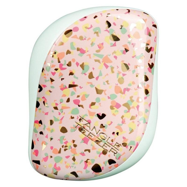 Tangle Teezer Compact Styler Mint Terazzo in the group BEAUTY & HEALTH / Hair & Styling / Hair brushes at TP E-commerce Nordic AB (C11324)