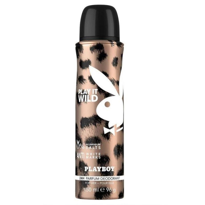 Playboy Play It Wild For Her Deo Spray 150ml in the group BEAUTY & HEALTH / Fragrance & Perfume / Deodorants / Deodorant for men at TP E-commerce Nordic AB (C11436)