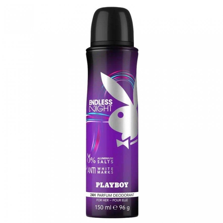 Playboy Endless Night For Her Deo Spray 150ml in the group BEAUTY & HEALTH / Fragrance & Perfume / Deodorants / Deodorant for men at TP E-commerce Nordic AB (C11438)