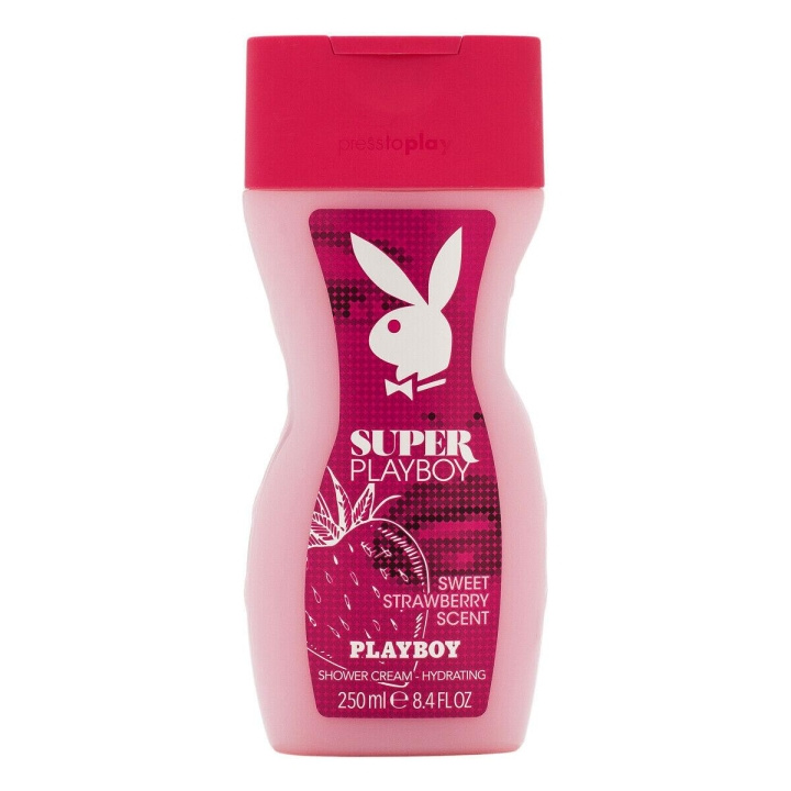 Playboy Super Playboy For Her Shower Gel 250ml in the group BEAUTY & HEALTH / Skin care / Body health / Bath & Shower gels at TP E-commerce Nordic AB (C11441)
