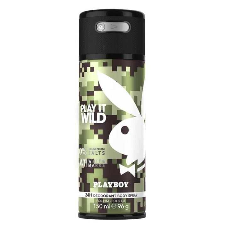 Playboy Play It Wild For Him Deo Spray 150ml in the group BEAUTY & HEALTH / Fragrance & Perfume / Deodorants / Deodorant for women at TP E-commerce Nordic AB (C11447)