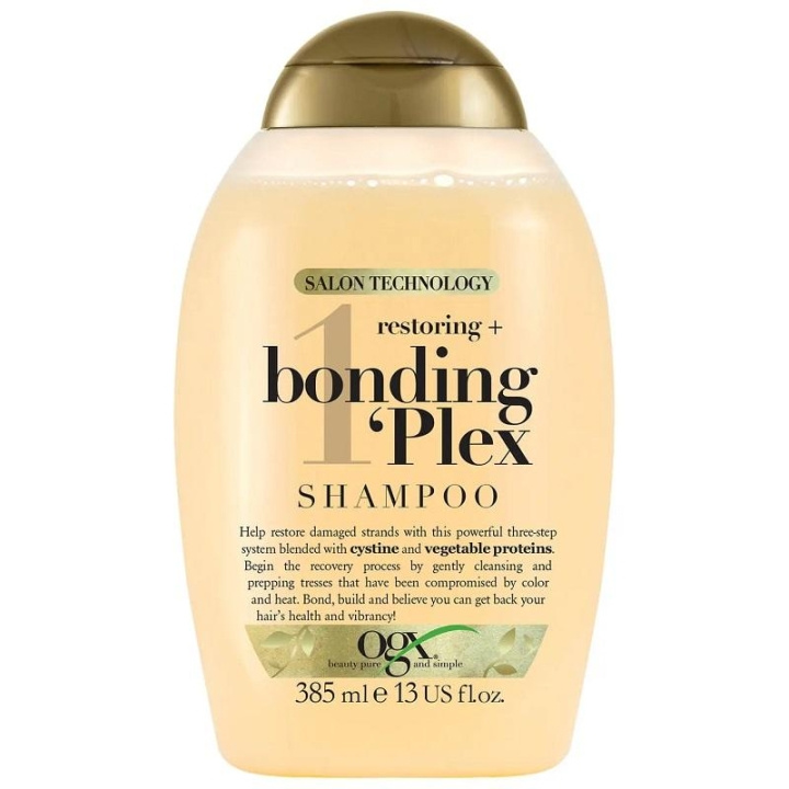 OGX Restoring + Bonding Plex Shampoo 385ml in the group BEAUTY & HEALTH / Hair & Styling / Hair care / Schampoo at TP E-commerce Nordic AB (C11462)