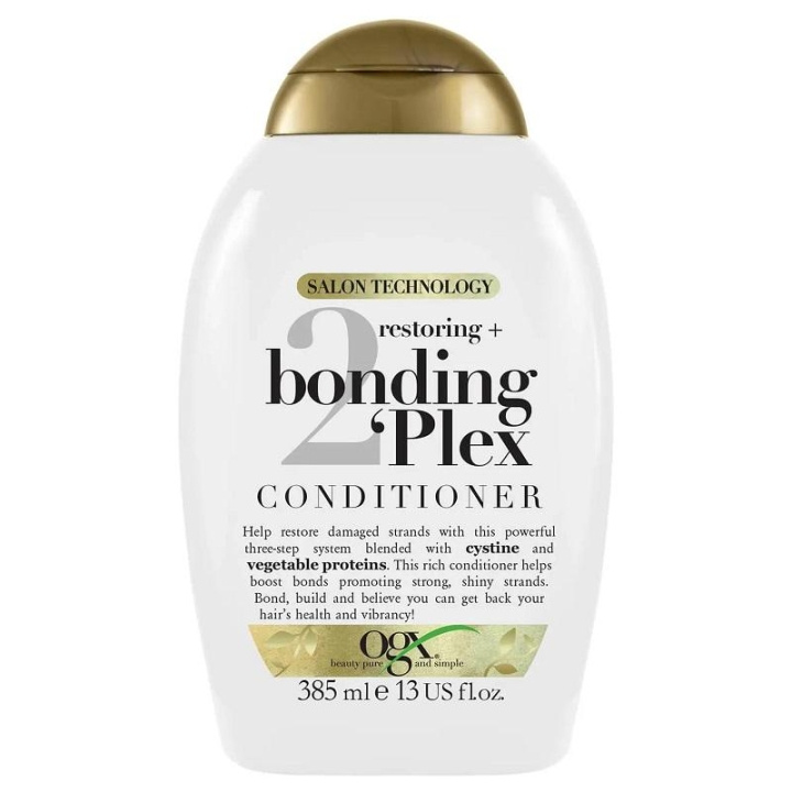 OGX Restoring + Bonding Plex Conditioner 385ml in the group BEAUTY & HEALTH / Hair & Styling / Hair care / Conditioner at TP E-commerce Nordic AB (C11463)