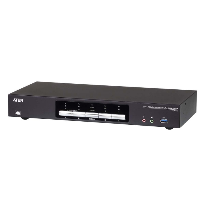 4-Port USB 3.0 4K DisplayPort Dual Display KVMP™ Switch in the group COMPUTERS & PERIPHERALS / Computer cables / Switches at TP E-commerce Nordic AB (C11532)
