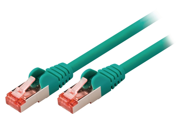 CAT6 S/FTP Network Cable RJ45 (8P8C) Male - RJ45 (8P8C) Male 7.50 m Green in the group COMPUTERS & PERIPHERALS / Computer cables / Network cables / Cat6 at TP E-commerce Nordic AB (C11555)