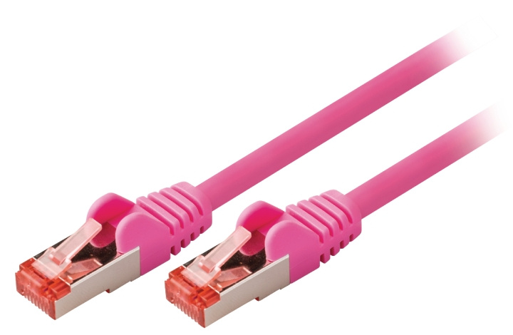 CAT6 S/FTP Network Cable RJ45 (8P8C) Male - RJ45 (8P8C) Male 20.0 m Pink in the group COMPUTERS & PERIPHERALS / Computer cables / Network cables / Cat6 at TP E-commerce Nordic AB (C11556)