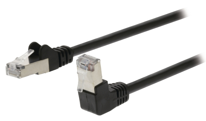 Valueline CAT5e SF/UTP Network Cable RJ45 (8P8C) Male - RJ45 (8P8C) Male 5.00 m Black in the group COMPUTERS & PERIPHERALS / Computer cables / Network cables / Cat5e at TP E-commerce Nordic AB (C11565)