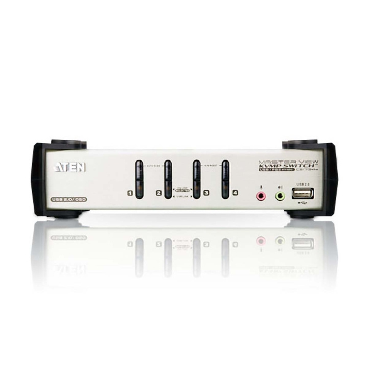 Aten CS1734B 4-Port USB - PS/2 VGA KVM Switch with Audio & USB 2.0 Hub (KVM Cables included) in the group COMPUTERS & PERIPHERALS / Network / Switches at TP E-commerce Nordic AB (C11568)