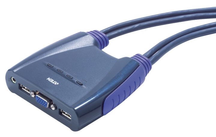 Aten CS64US-AT 4-Port USB VGA KVM Switch with Audio in the group COMPUTERS & PERIPHERALS / Computer cables / Switches at TP E-commerce Nordic AB (C11573)