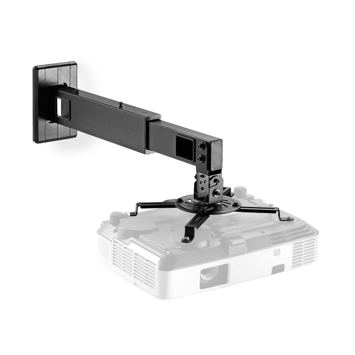 Nedis Projector Mount | Full Motion | 15 kg | Rotatable | Tiltable | Steel | Black in the group HOME ELECTRONICS / Audio & Picture / Home cinema, Hifi & Portable / Projectors & Accessories at TP E-commerce Nordic AB (C11715)