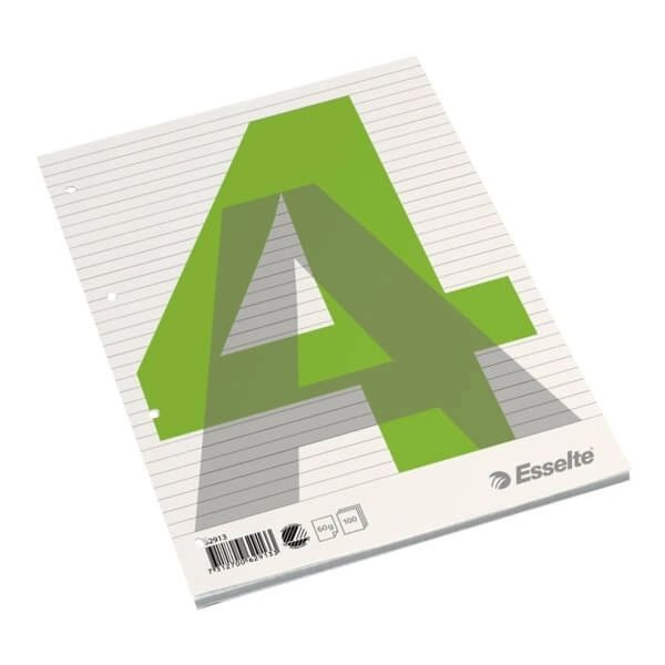 ESSELTE College pad A4 100 sheets Ruled in the group HOME, HOUSEHOLD & GARDEN / Office material / Paper & Pads at TP E-commerce Nordic AB (C11803)