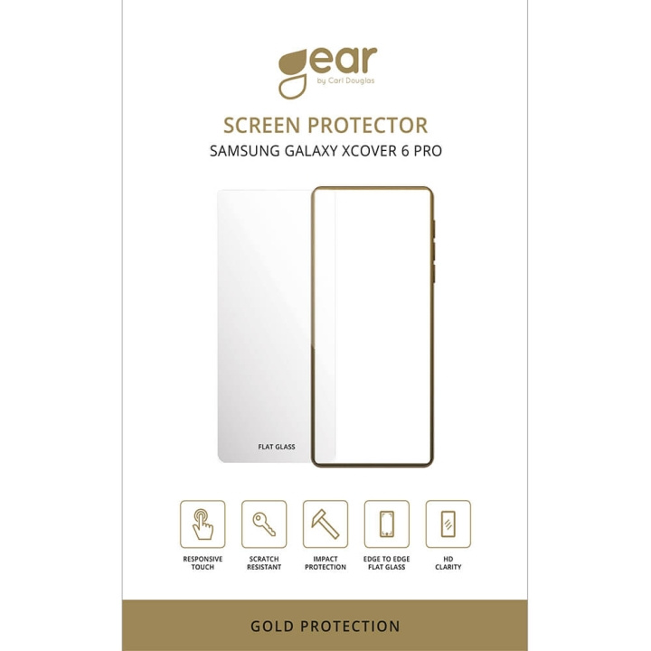 Gear Screen Protector 2.5D Samsung Galaxy Xcover 6 Pro/7/7 Pro in the group SMARTPHONE & TABLETS / Phone cases / Samsung at TP E-commerce Nordic AB (C11828)