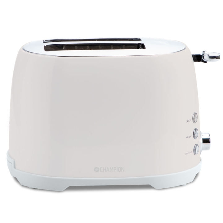 Champion Brödrost 2 skivor Creme White in the group HOME, HOUSEHOLD & GARDEN / Household appliances / Toasters & Bread grills / Toasters at TP E-commerce Nordic AB (C11845)