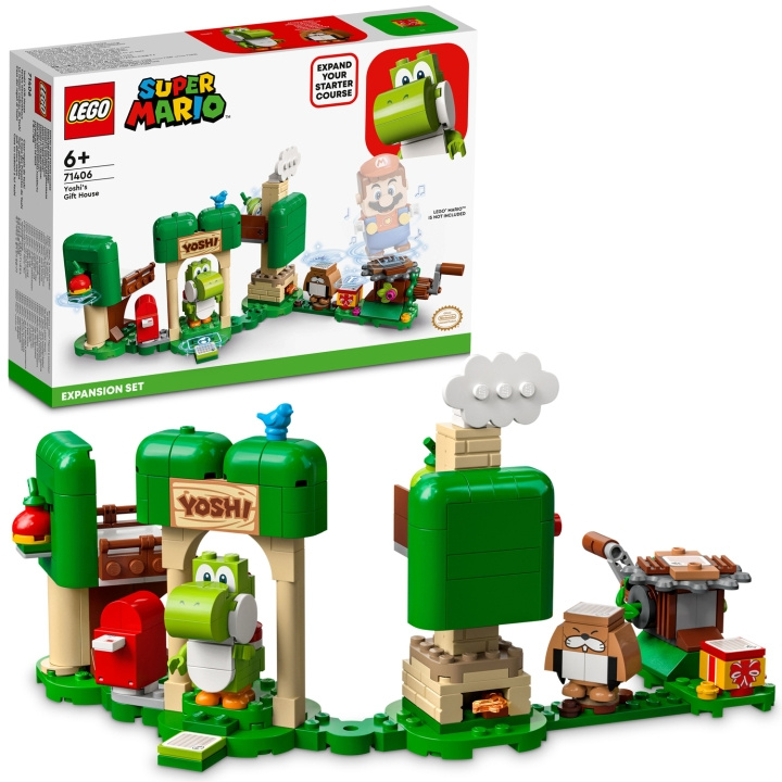 LEGO Super Mario - Yoshi presenthus Expansion 71406 in the group TOYS, KIDS & BABY PRODUCTS / Toys / Building toys / Lego at TP E-commerce Nordic AB (C11904)