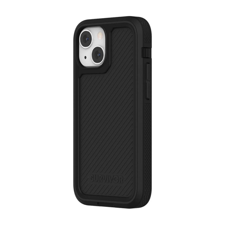 SURVIVOR Mobile Cover AT Earth iPhone 13 Mini Black in the group SMARTPHONE & TABLETS / Phone cases / Apple / iPhone 13 Mini / Cases at TP E-commerce Nordic AB (C11950)