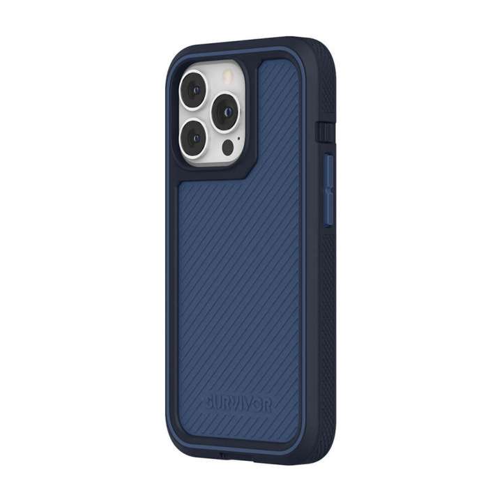 SURVIVOR Mobile Cover AT Earth iPhone 13 Pro Storm Blue in the group SMARTPHONE & TABLETS / Phone cases / Apple / iPhone 13 Pro / Cases at TP E-commerce Nordic AB (C11953)
