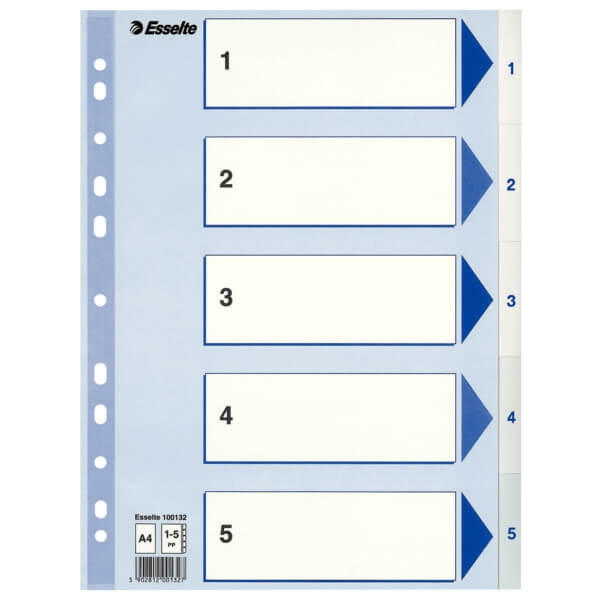 ESSELTE Register Non-Stop A4/1-5 in the group HOME, HOUSEHOLD & GARDEN / Office material / Other at TP E-commerce Nordic AB (C11992)