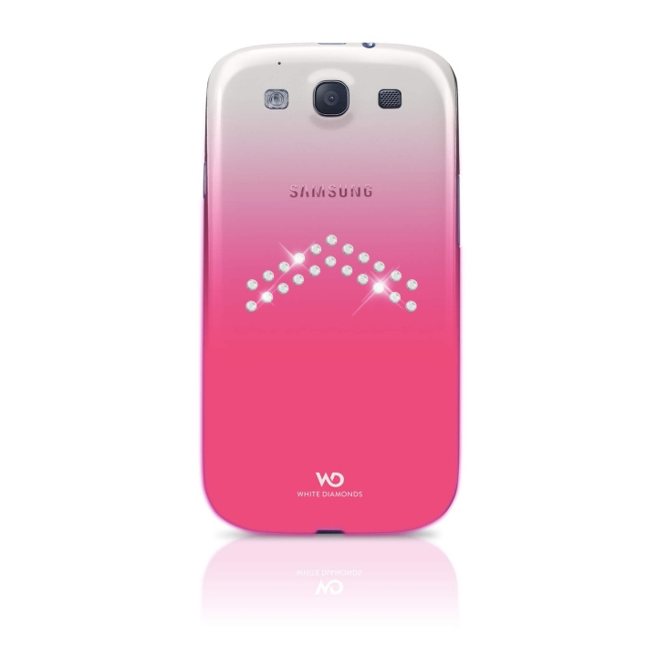 White Diamonds Arrow Mobile Phone Cover for Samsung Galaxy S III, pink in the group SMARTPHONE & TABLETS / Phone cases / Samsung at TP E-commerce Nordic AB (C12090)