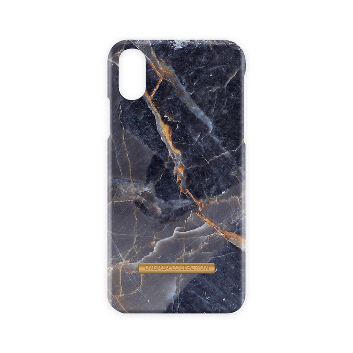 ONSALA Shine Grey Marble iPhoneX/Xs in the group SMARTPHONE & TABLETS / Phone cases / Apple / iPhone X/XS / Cases at TP E-commerce Nordic AB (C12115)